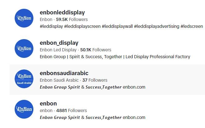 TikTYoko账号矩阵