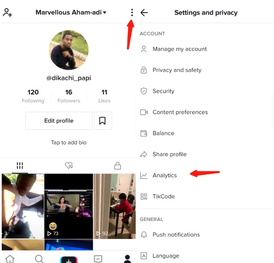手机端tiktok数据分析入口
